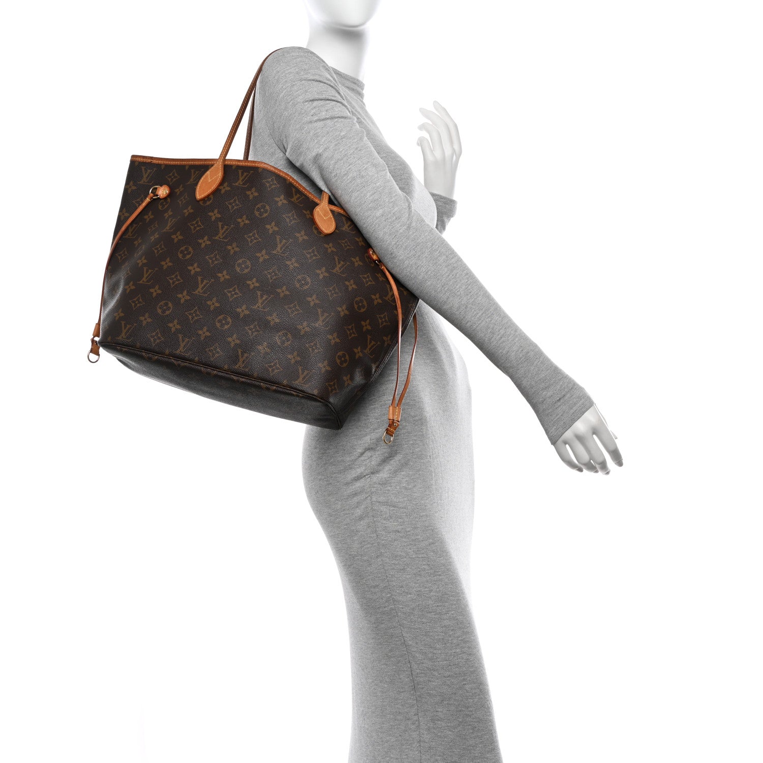 Louis Vuitton Monogram Neverfull MM 2 of 9
