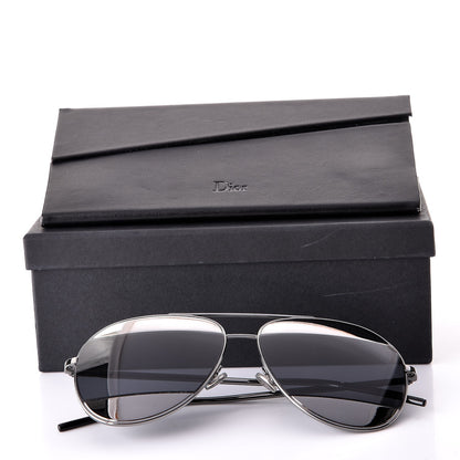 Christian Dior Split 1 Aviator Sunglasses Silver 8 of 8