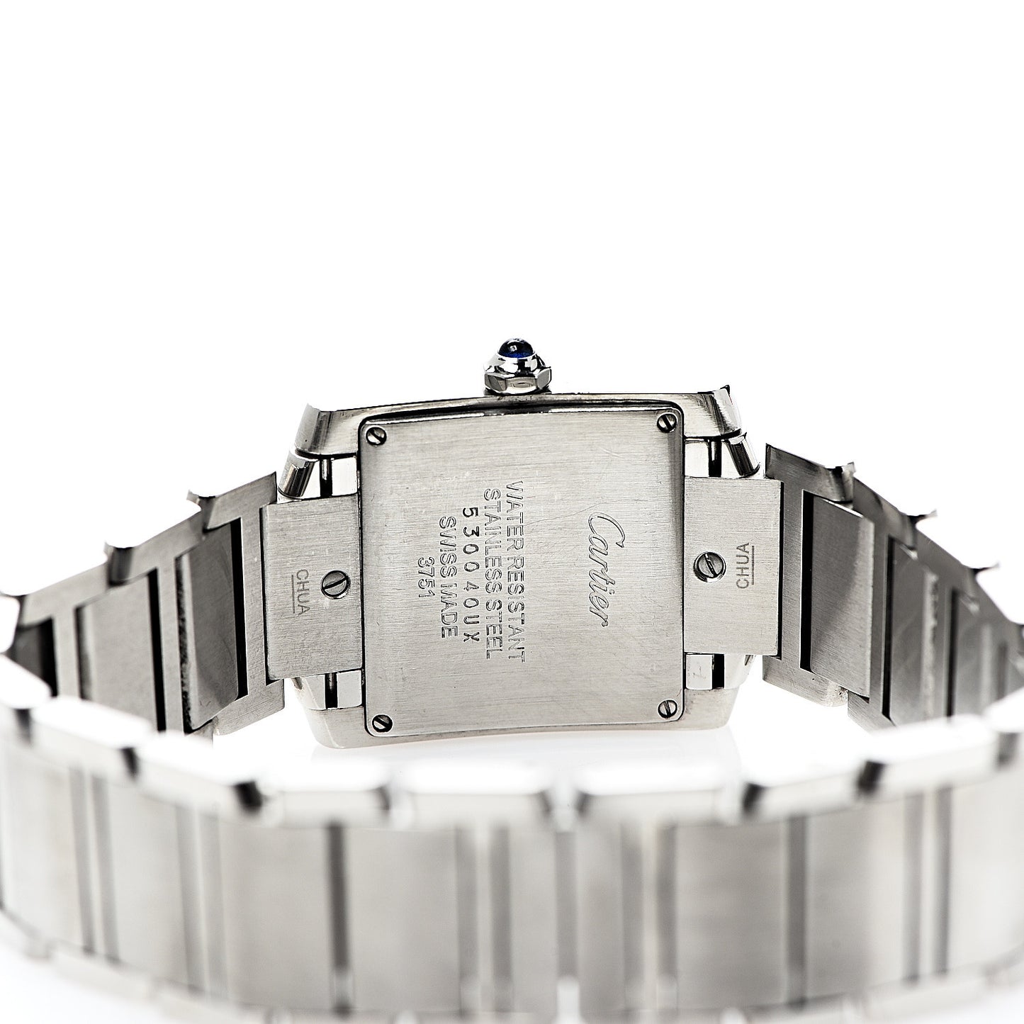 Stainless Steel 25mm Tank Francaise Quartz Watch