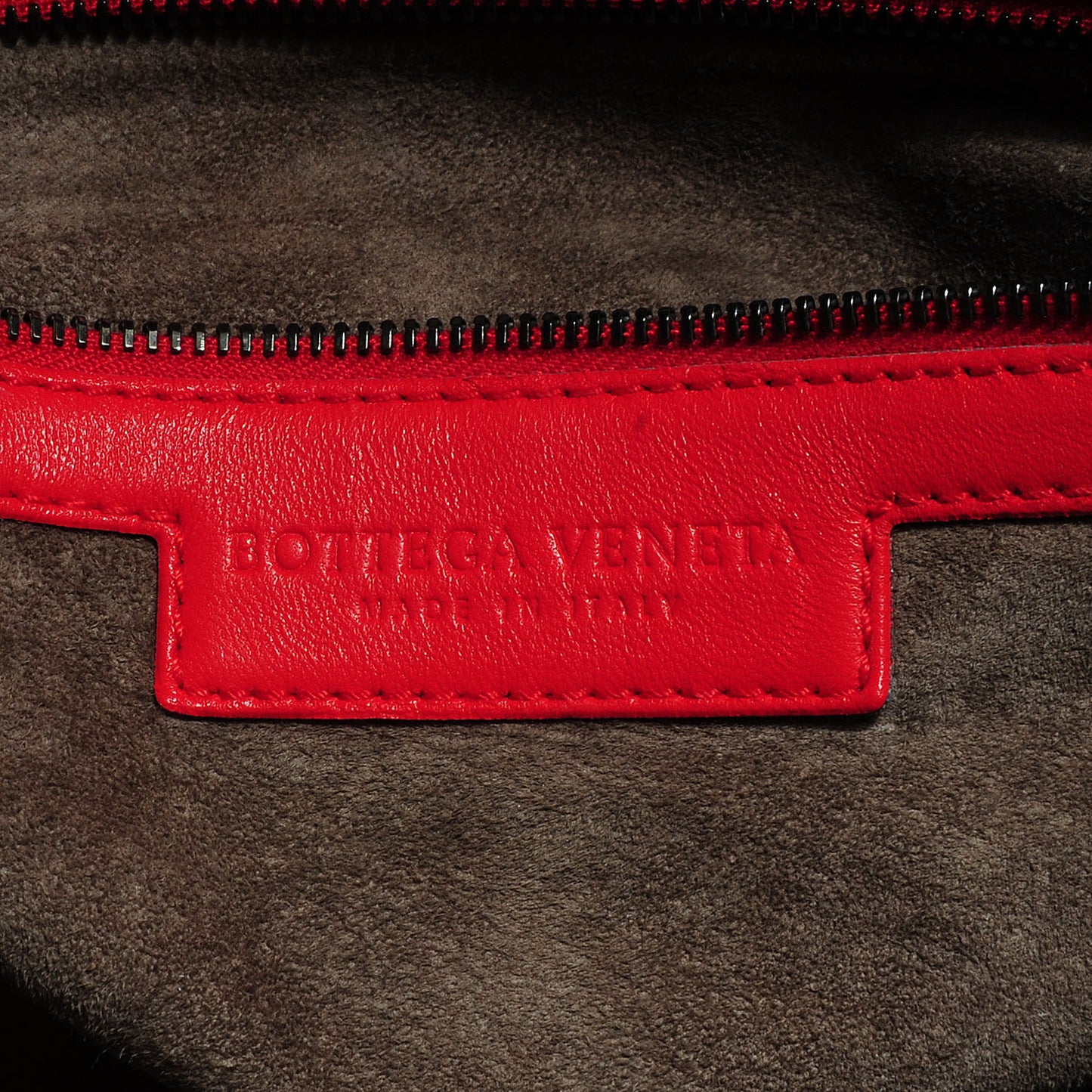 Nappa Intrecciato Light Calf Tote Red