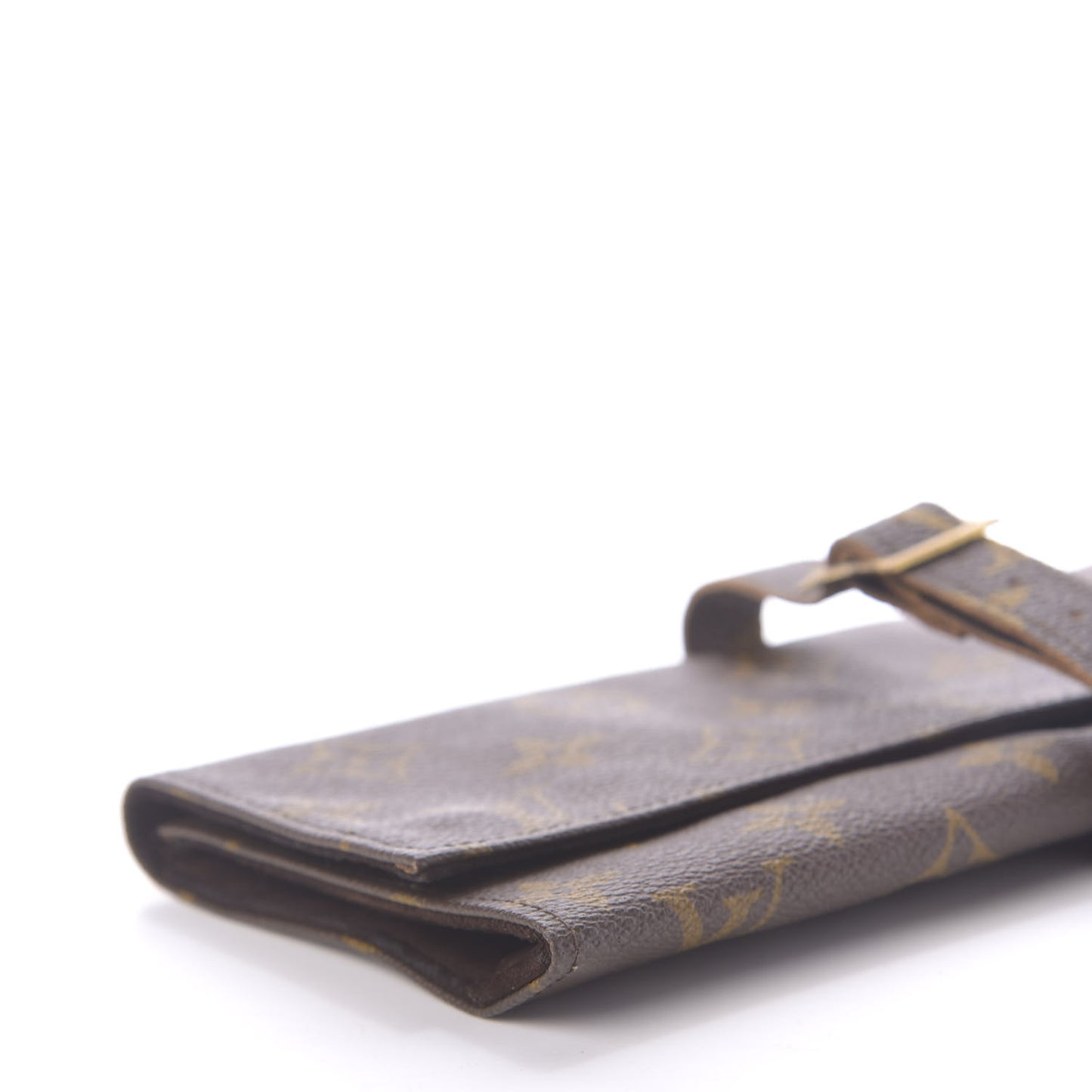Monogram Saks Jewelry Roll Pouch