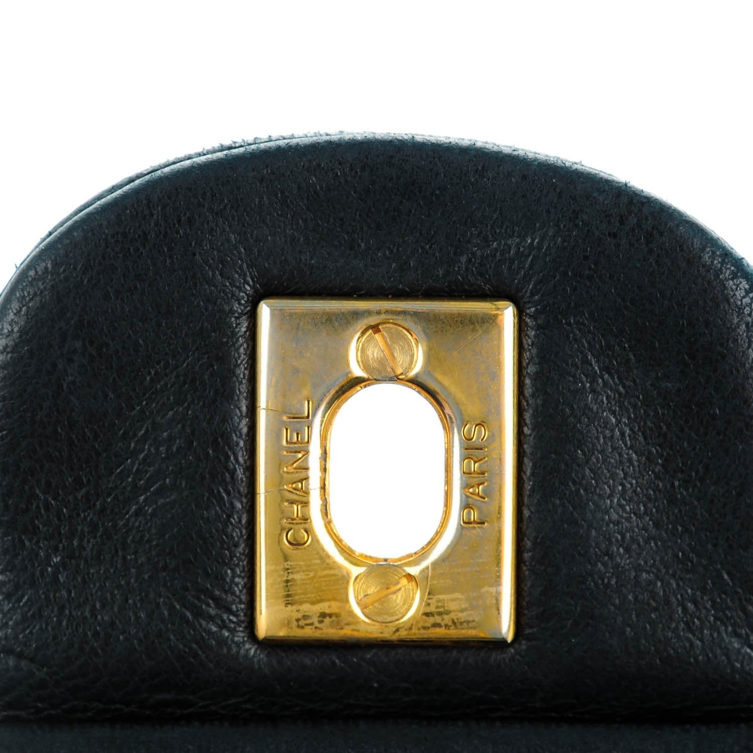 Chanel Lambskin Small Double Flap Navy 6 of 11