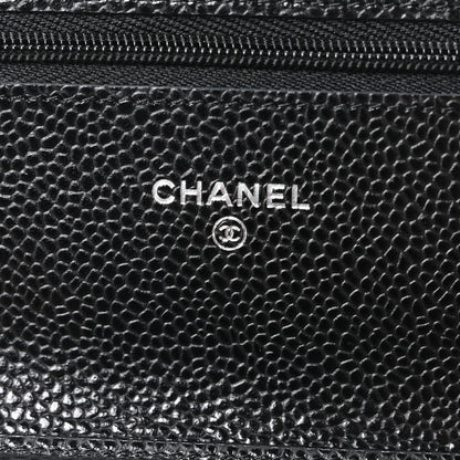 Chanel Caviar Quilted Wallet on Chain WOC Black 6 of 11