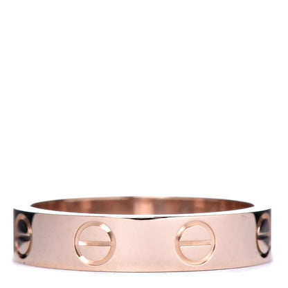 Cartier 18K Pink Gold 3.5mm LOVE Wedding Band Ring 47 4 3 of 4