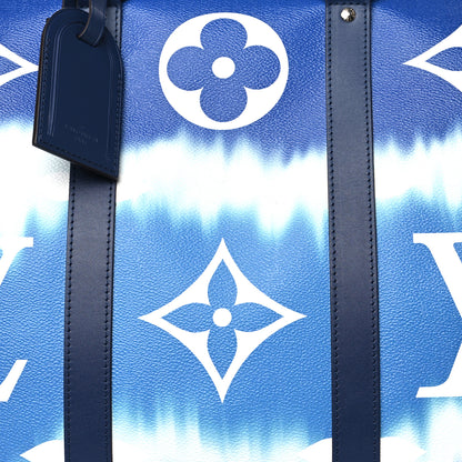 Louis Vuitton LOUIS VUITTON Monogram Escale Keepall Bandouliere 50 Blue 6 of 8