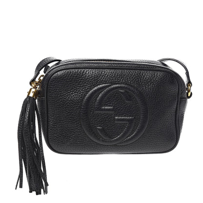 Gucci Pebbled Calfskin Mini Soho Disco Bag Black 1 of 10