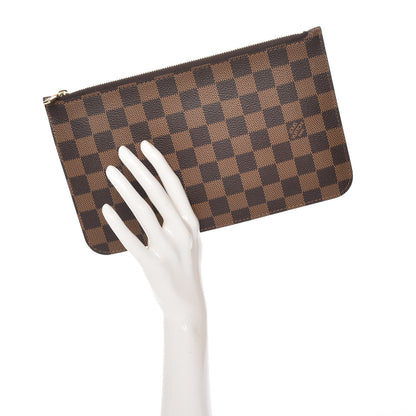 Louis Vuitton Damier Ebene Neverfull MM GM Pochette 2 of 7