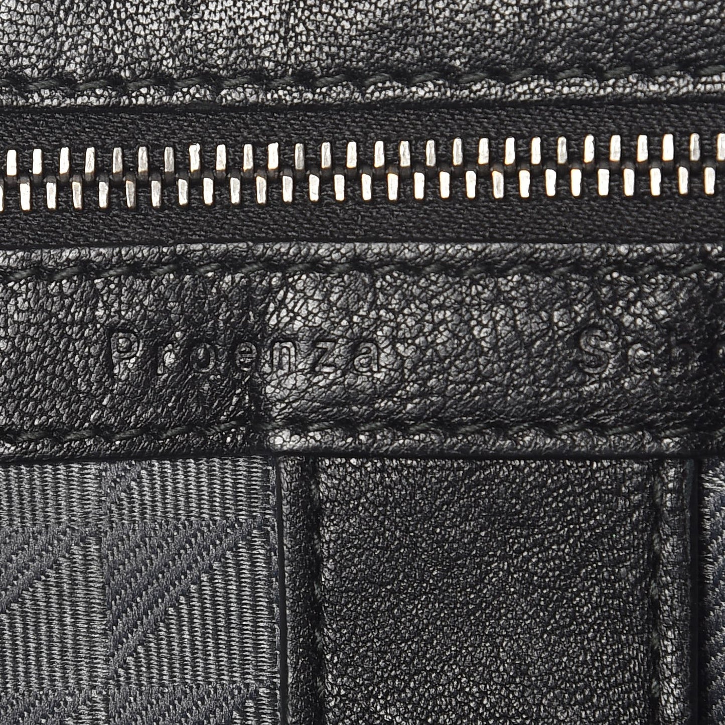 Lambskin Fringe Medium PS1 Satchel Black