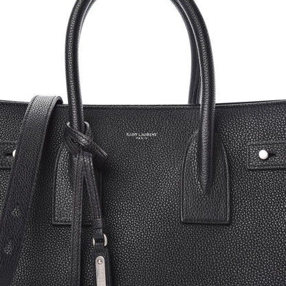 Saint Laurent Grained Calfskin Small Supple Sac De Jour Black 10 of 16