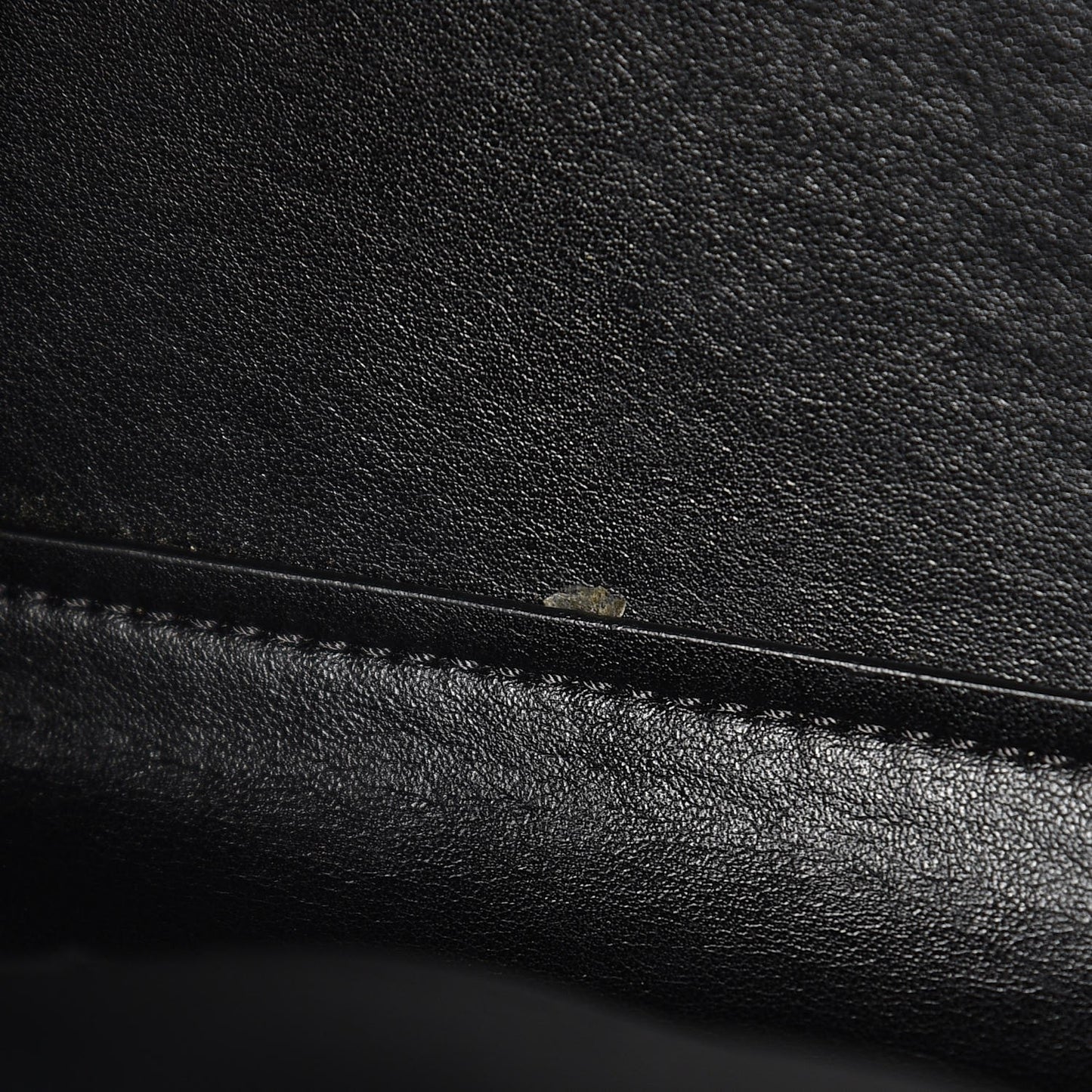 Crocodile Embossed Calfskin Medium Trapeze Black
