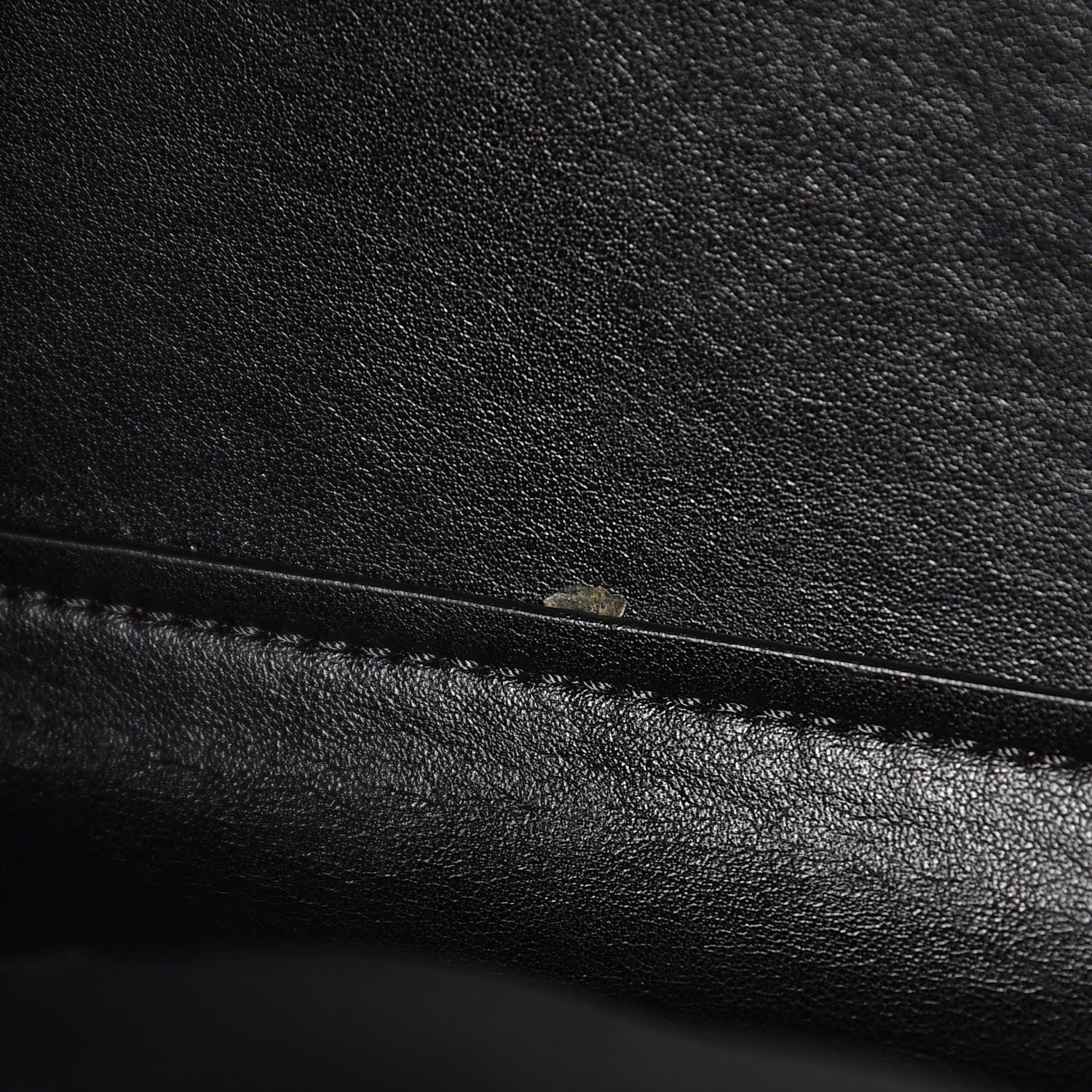 Celine Crocodile Embossed Calfskin Medium Trapeze Black 9 of 10