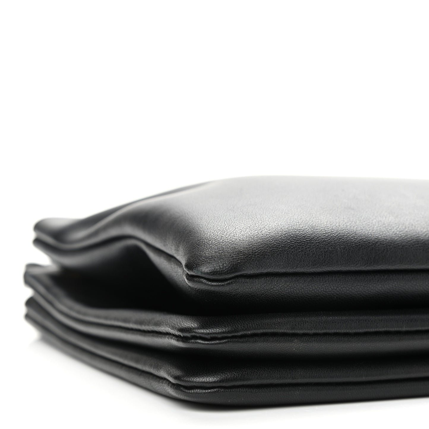 Lambskin Large Trio Crossbody Bag Black