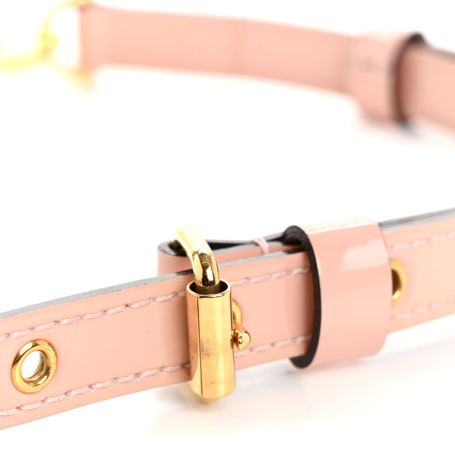 Patent 16mm Adjustable Shoulder Strap Rose Ballerine