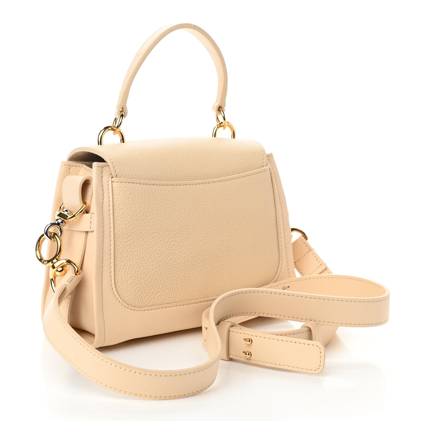 Calfskin Mini Tess Day Bag Sweet Beige