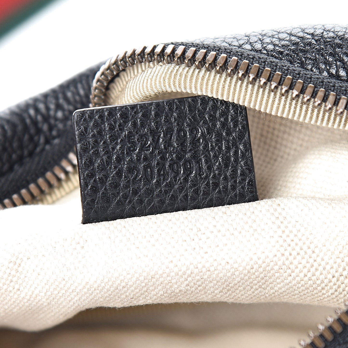 Grained Calfskin Small Logo Belt Bag Black