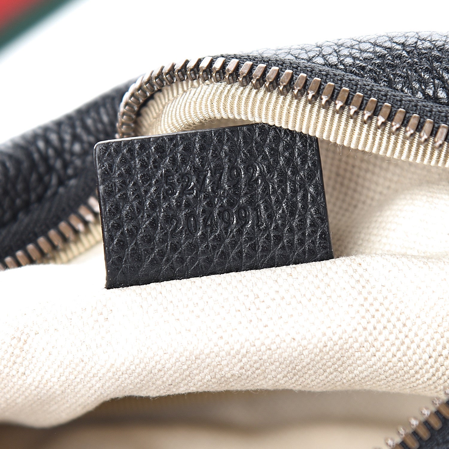 Gucci Grained Calfskin Small Logo Belt Bag Black 6 of 9