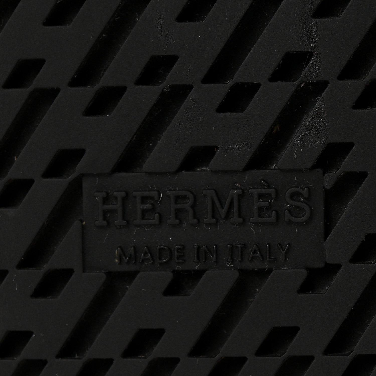 Hermes Calfskin Womens Chypre Sandals 38.5 Black 7 of 10