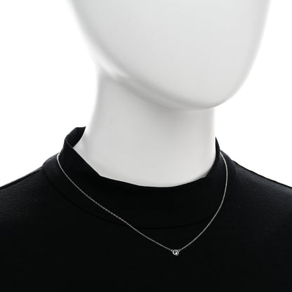 Tiffany Platinum Diamond .17ct Elsa Peretti Diamonds By The Yard Pendant Necklace 2 of 7