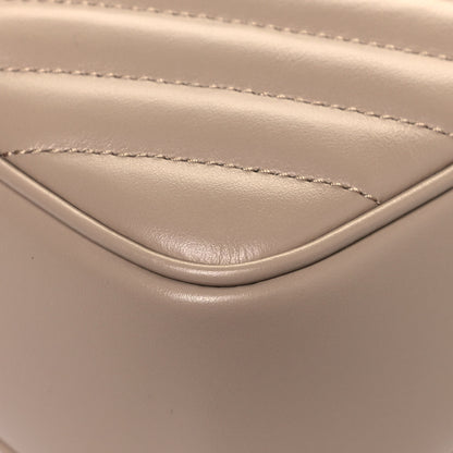 Saint Laurent Calfskin Matelasse Monogram Lou Camera Bag Dark Beige 6 of 11