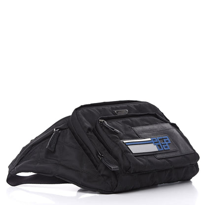 Prada Tessuto Nylon Saffiano Belt Bag Black 4 of 9