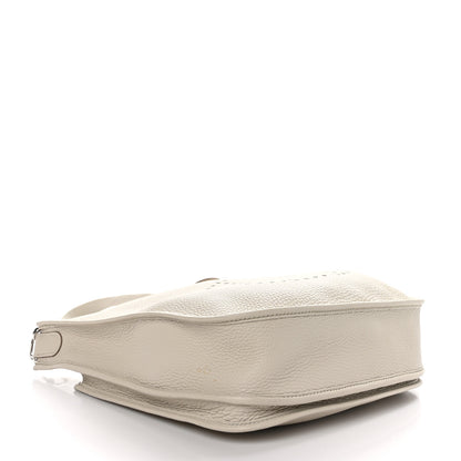 Hermes Taurillon Clemence Evelyne III PM Craie 4 of 10