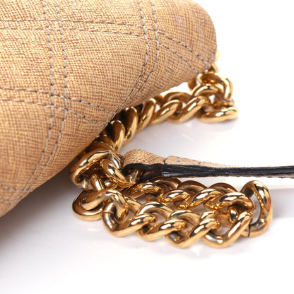 Marc Jacobs Coated Canvas Quilted Flap Shoulder Bag Tan 15 of 17