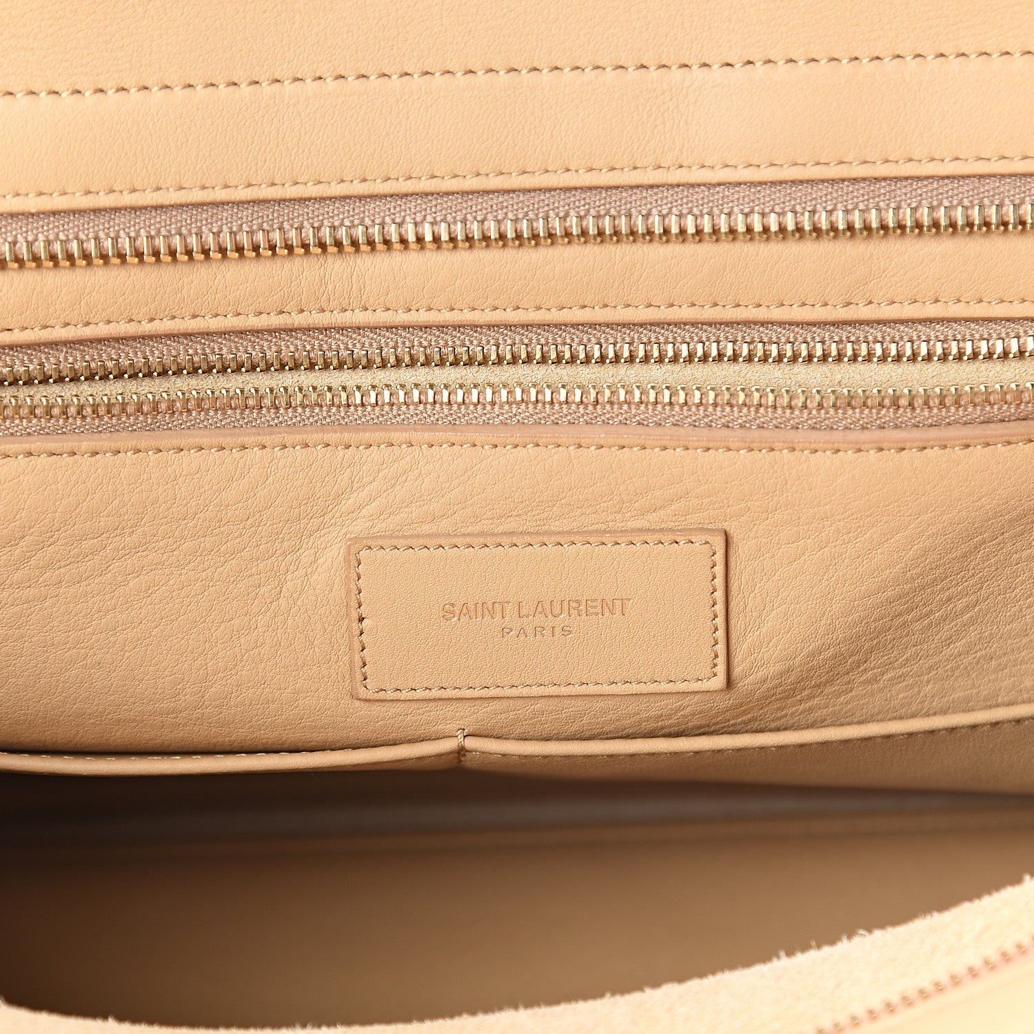 Saint Laurent Calfskin Medium Classic Y Cabas Light Beige 5 of 8