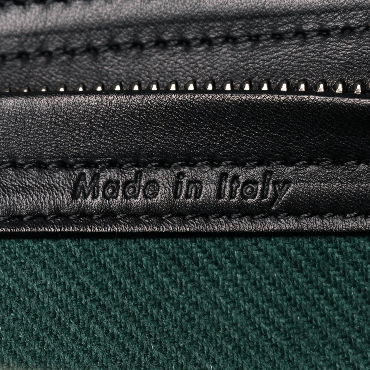 Cotton Canvas Striped Medium Phantom Luggage White Green