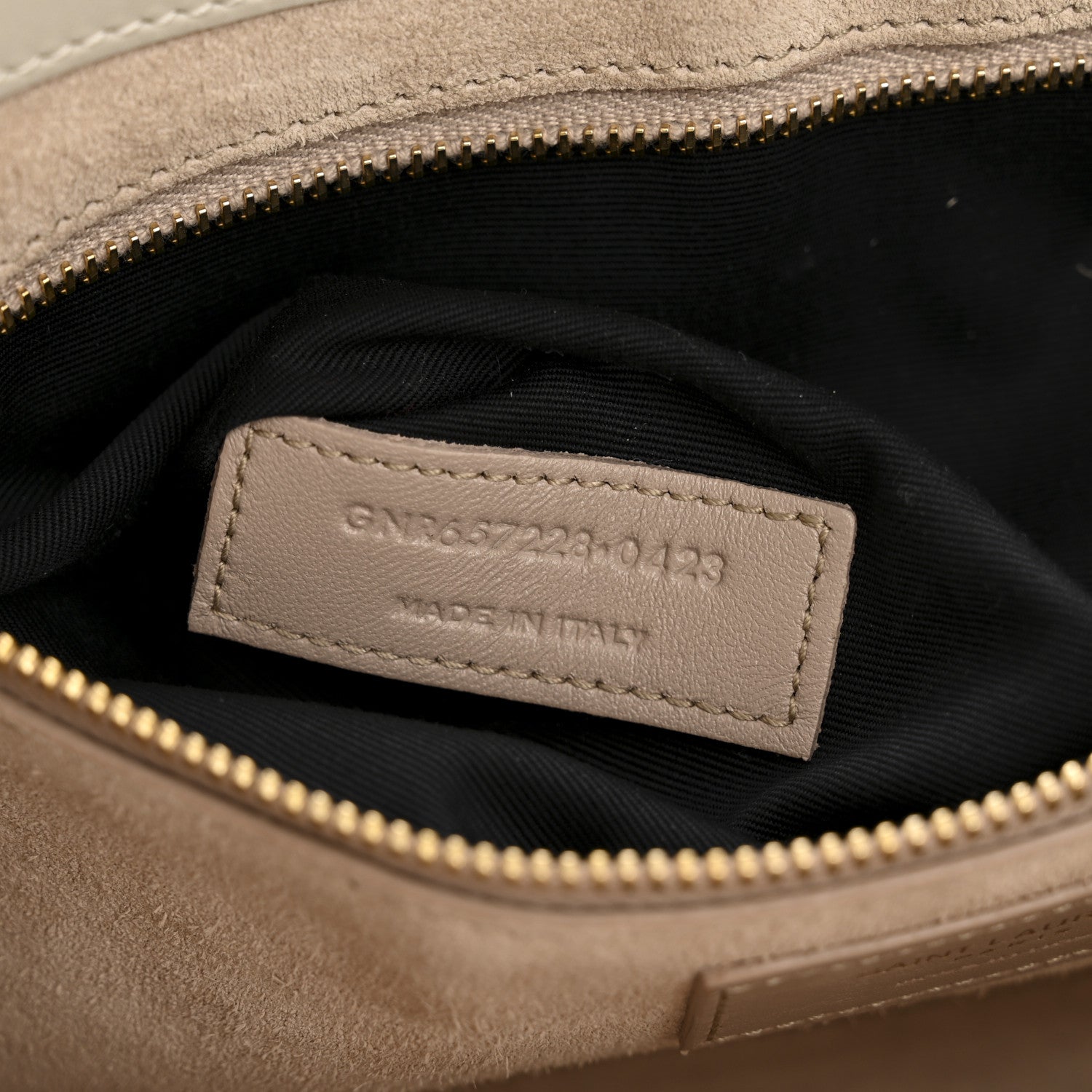 Saint Laurent Smooth Calfskin Le 5 A 7 Hobo Crema Soft 7 of 13