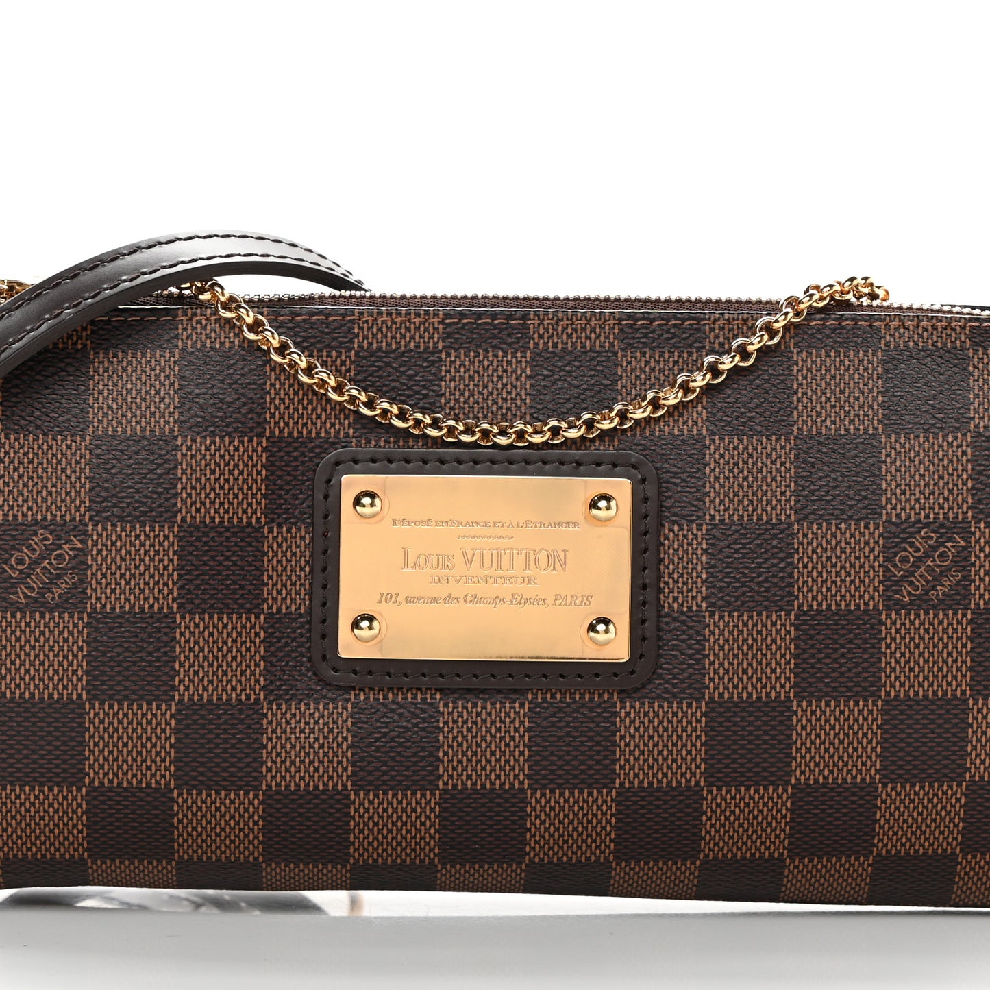 Damier Ebene Eva Clutch