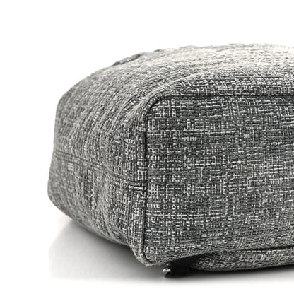 Chanel Canvas Large Deauville Backpack Charcoal 9 of 10