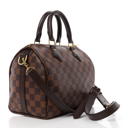 Louis Vuitton Damier Ebene Speedy Bandouliere 25 3 of 13