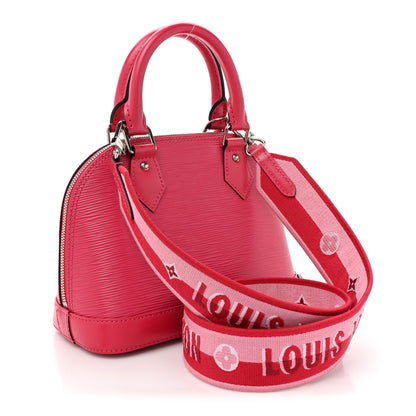 Louis Vuitton Epi Jacquard Alma BB Rose Pondicherry 3 of 12