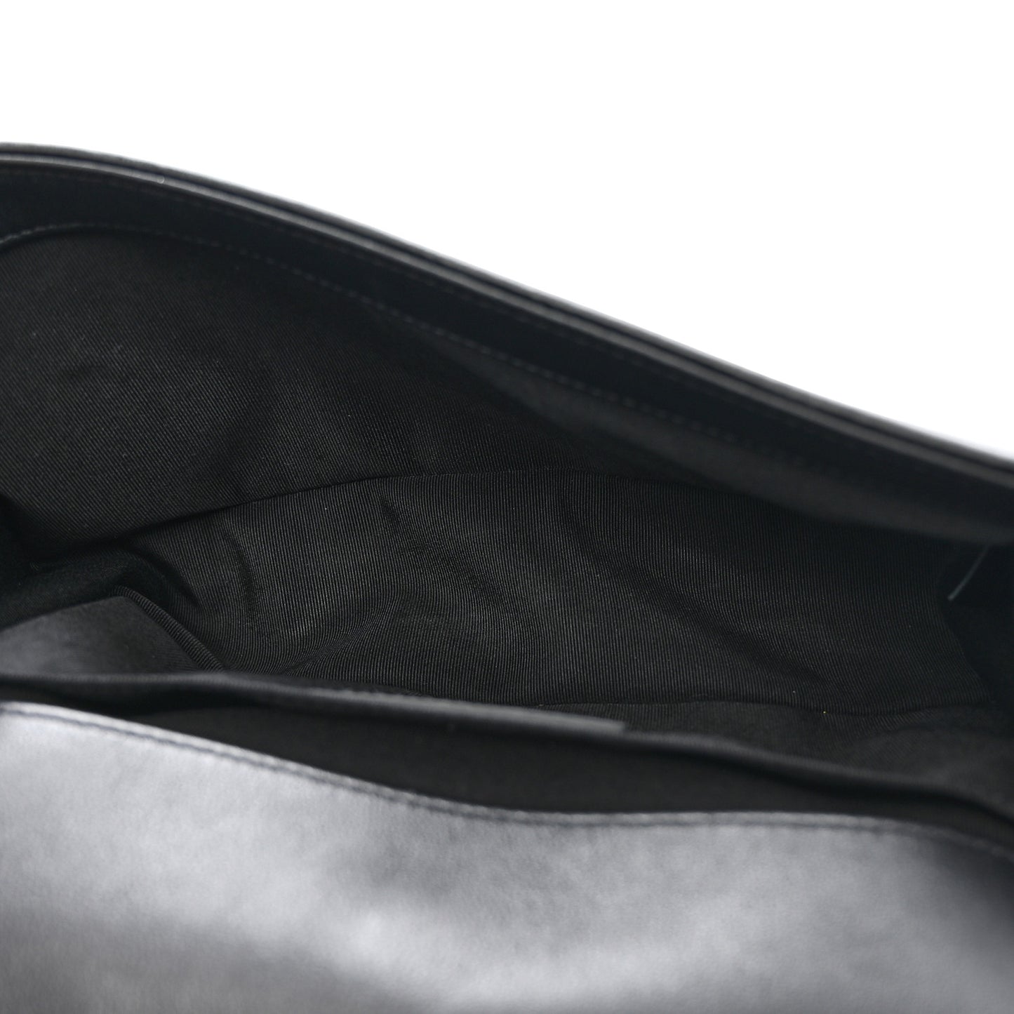 Lambskin Quilted Medium Boy Flap Black