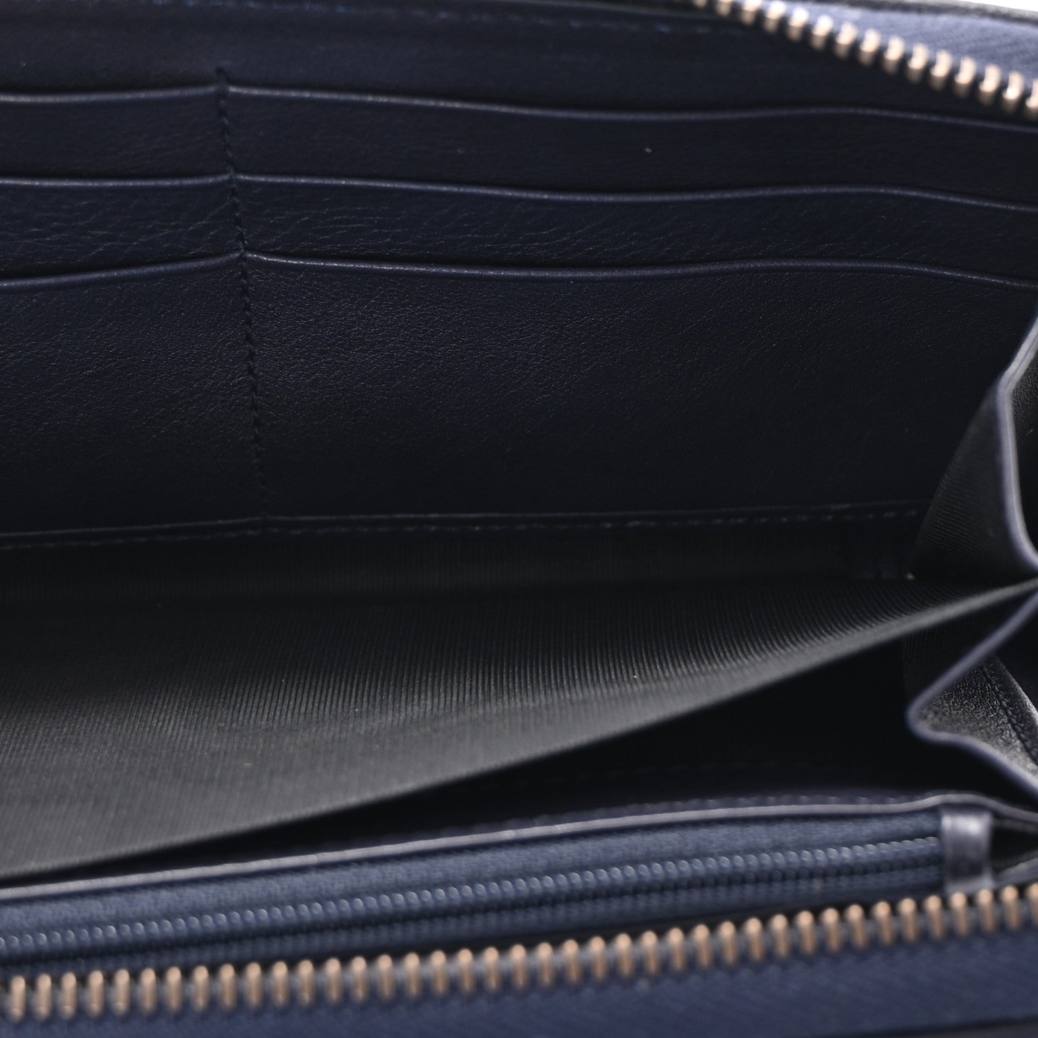 Gucci Monogram Web Rania Zip Around Wallet Navy 5 of 8