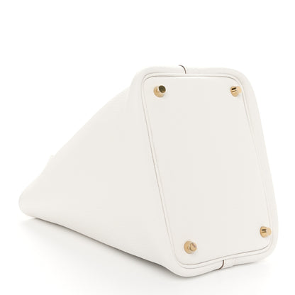 Hermes Taurillon Clemence Picotin Lock 18 PM Gris Pale 4 of 11