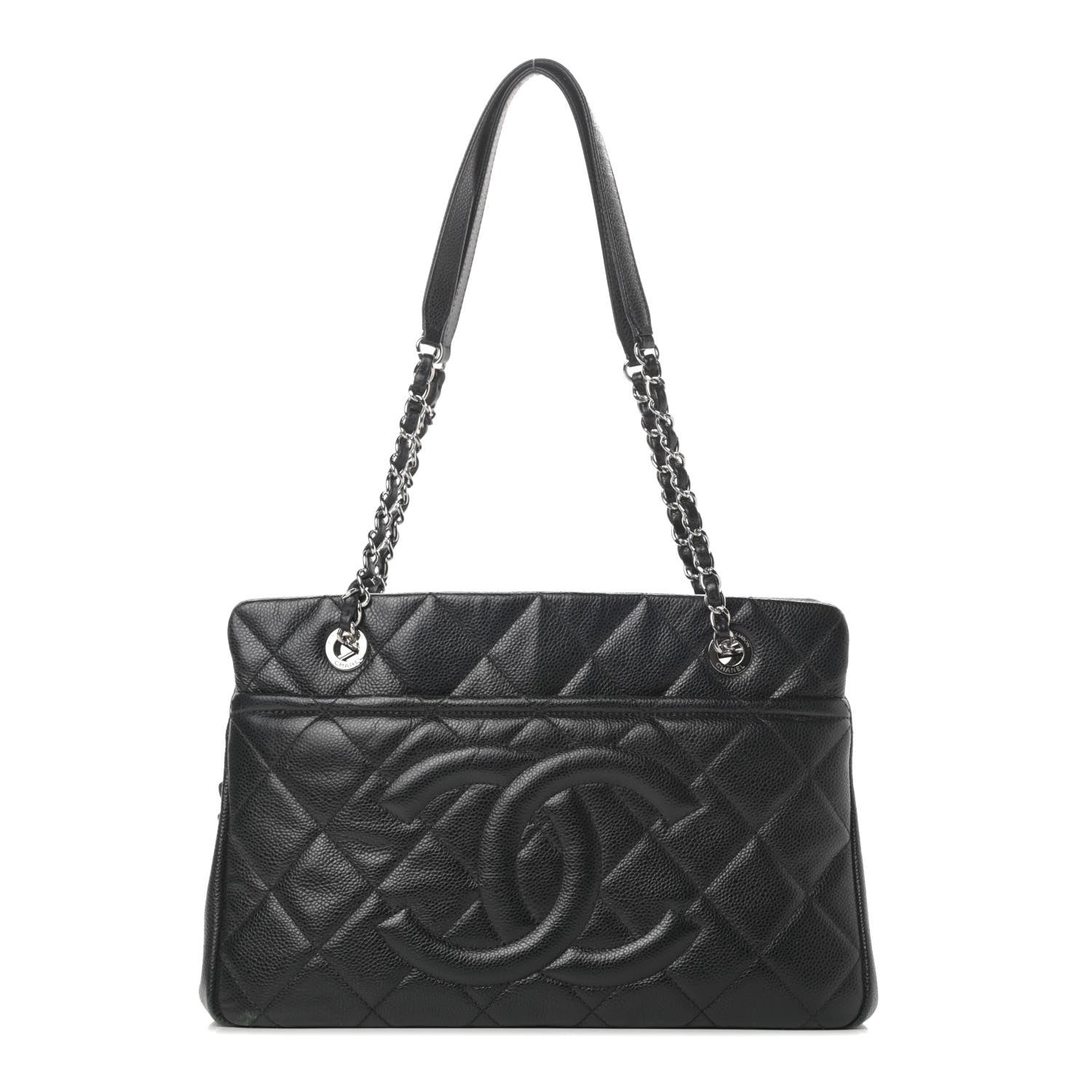 Chanel Caviar Quilted Timeless CC Soft Tote Black 1 of 18