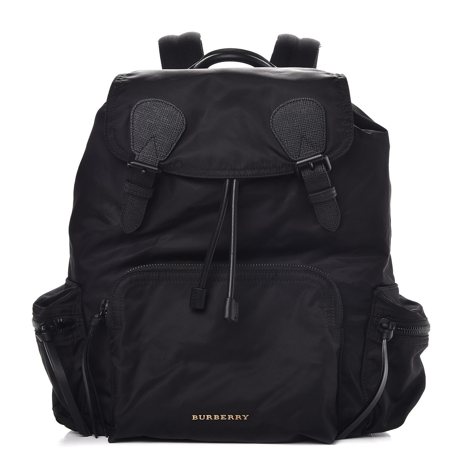 Burberry Technical Nylon Large Rucksack Backpack Black 1 of 8