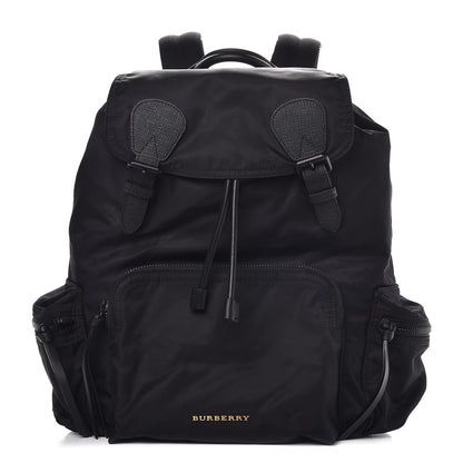 Burberry Technical Nylon Large Rucksack Backpack Black 1 of 8