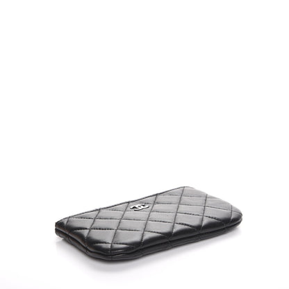 Chanel Lambskin Quilted Small Cosmetic Case Black 4 of 8