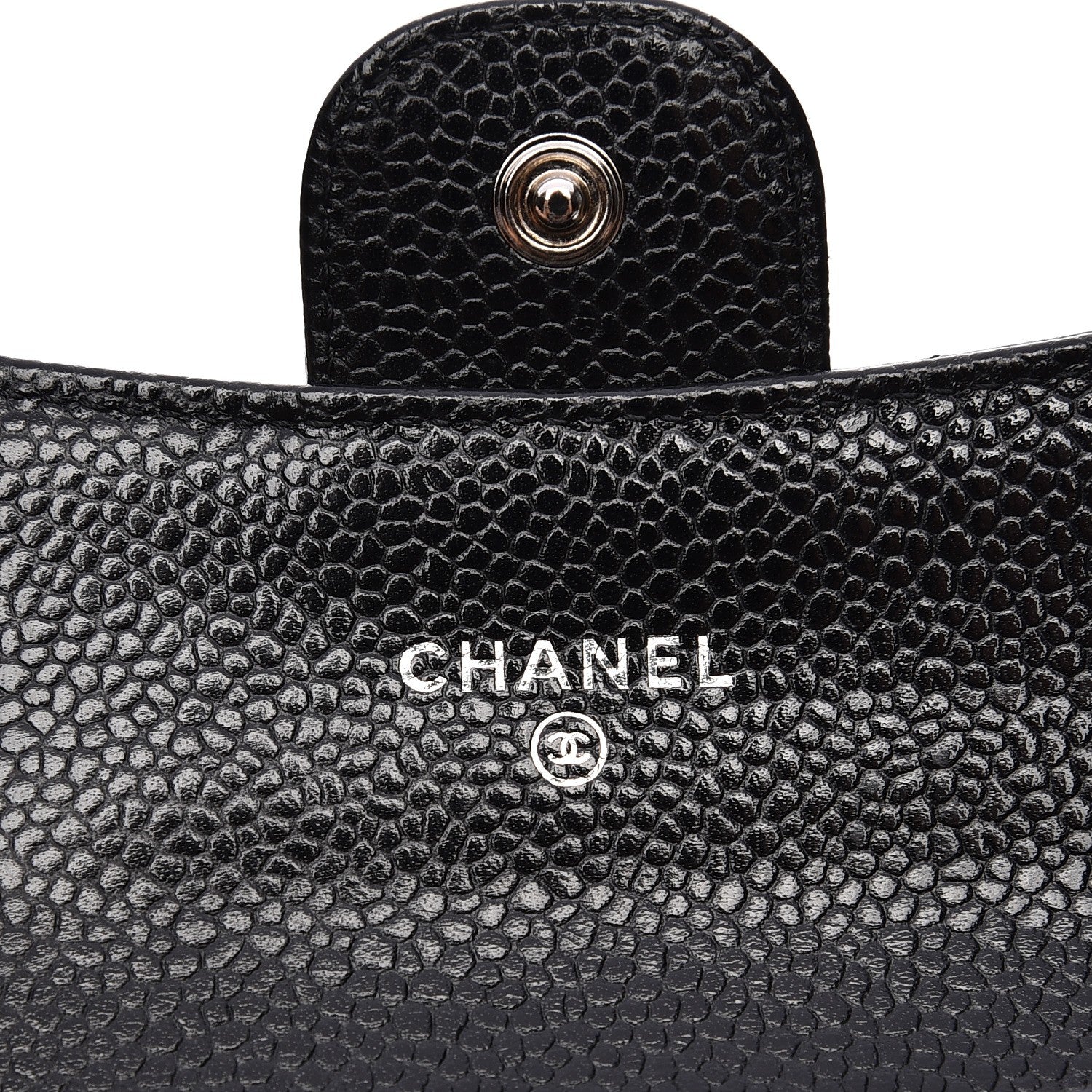 Chanel Caviar Quilted Flap Card Holder Black 6 of 8
