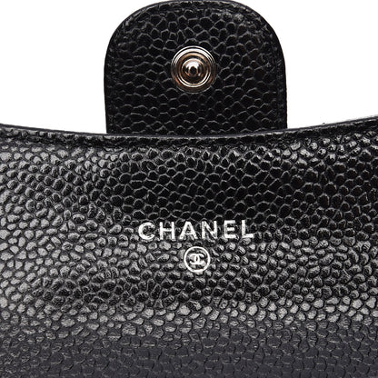 Chanel Caviar Quilted Flap Card Holder Black 6 of 8