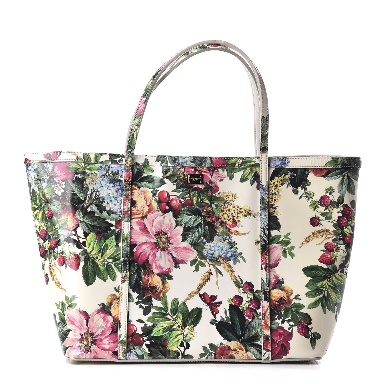 Dolce & Gabbana Calfskin Printed Miss Escape Tote Multicolor 1 of 8