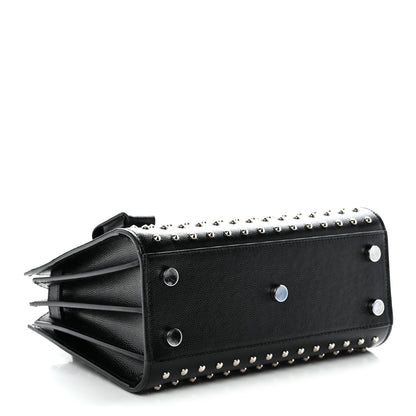 Saint Laurent Calfskin Studded Nano Sac De Jour Black 4 of 13