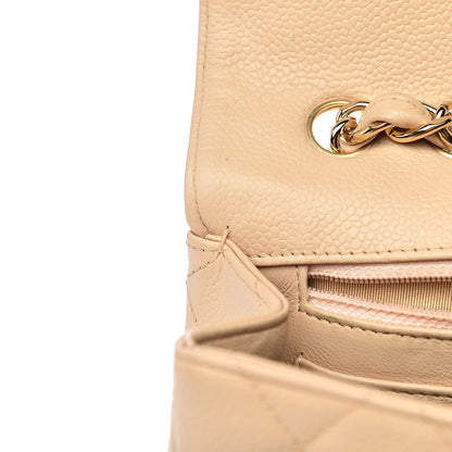Chanel Caviar Quilted Jumbo Single Flap Beige Clair 11 of 15
