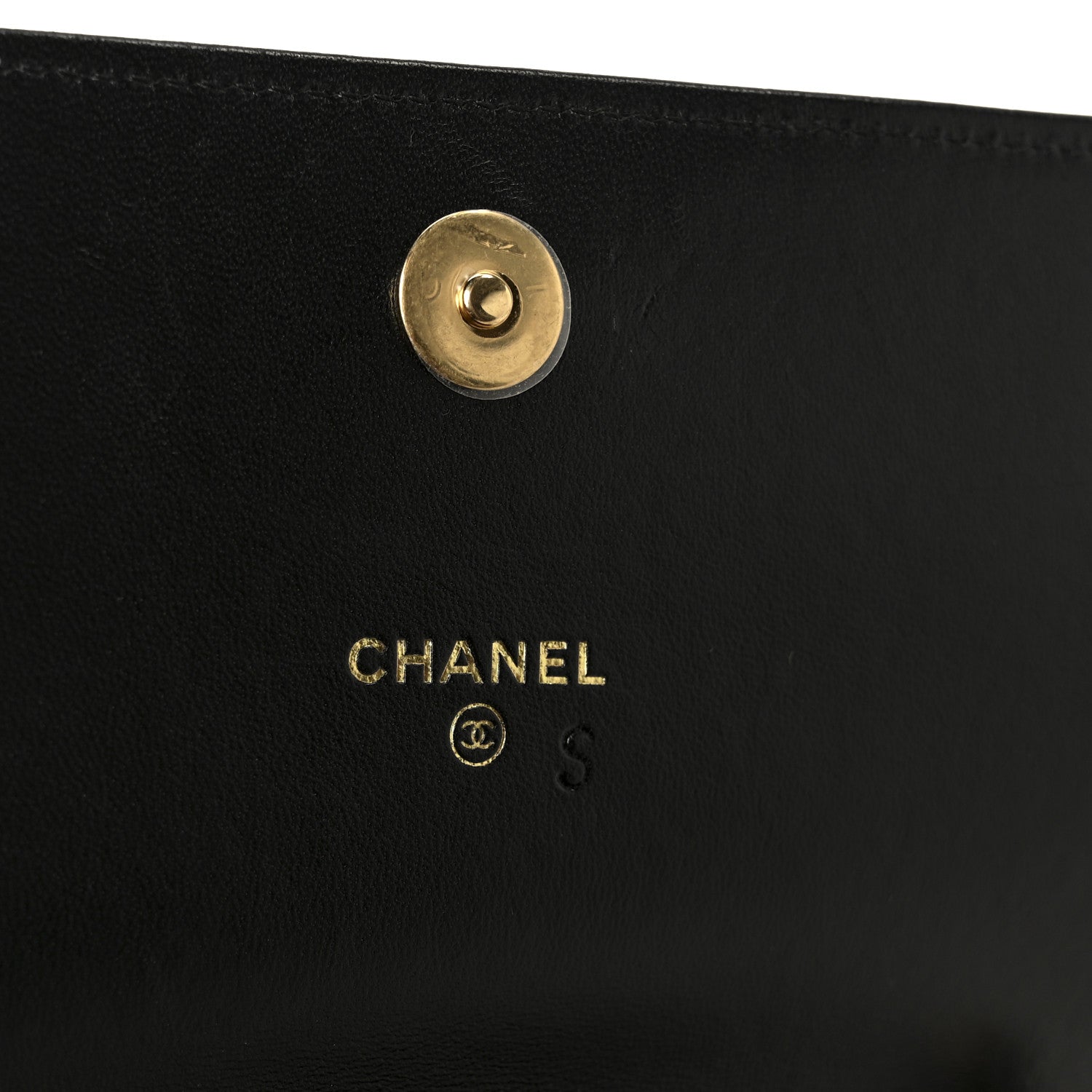 Chanel Lambskin Quilted CC Pearl Enamel Clutch on Chain WOC Black 6 of 11