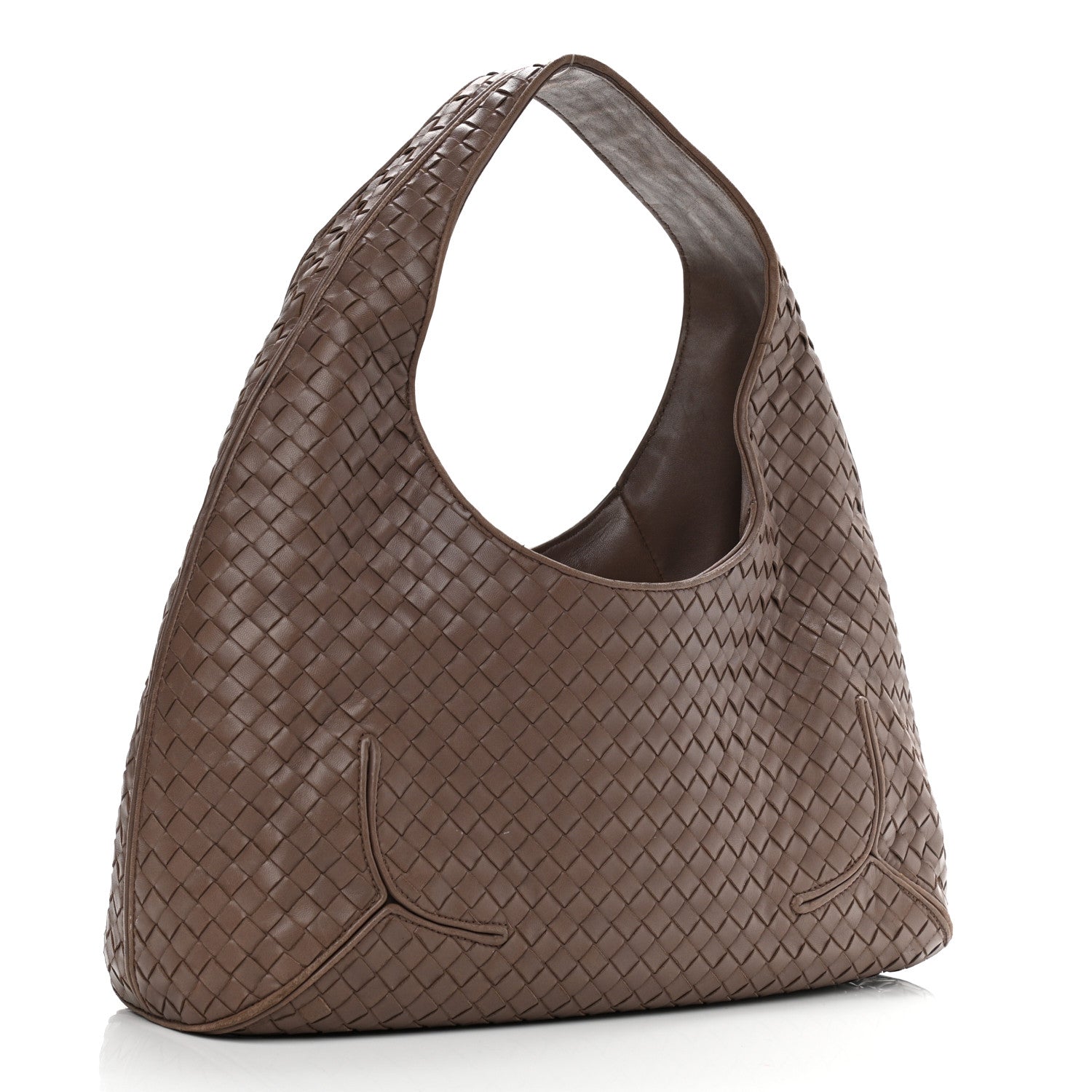 Bottega Veneta Nappa Intrecciato Ball Hobo Brown 2 of 10