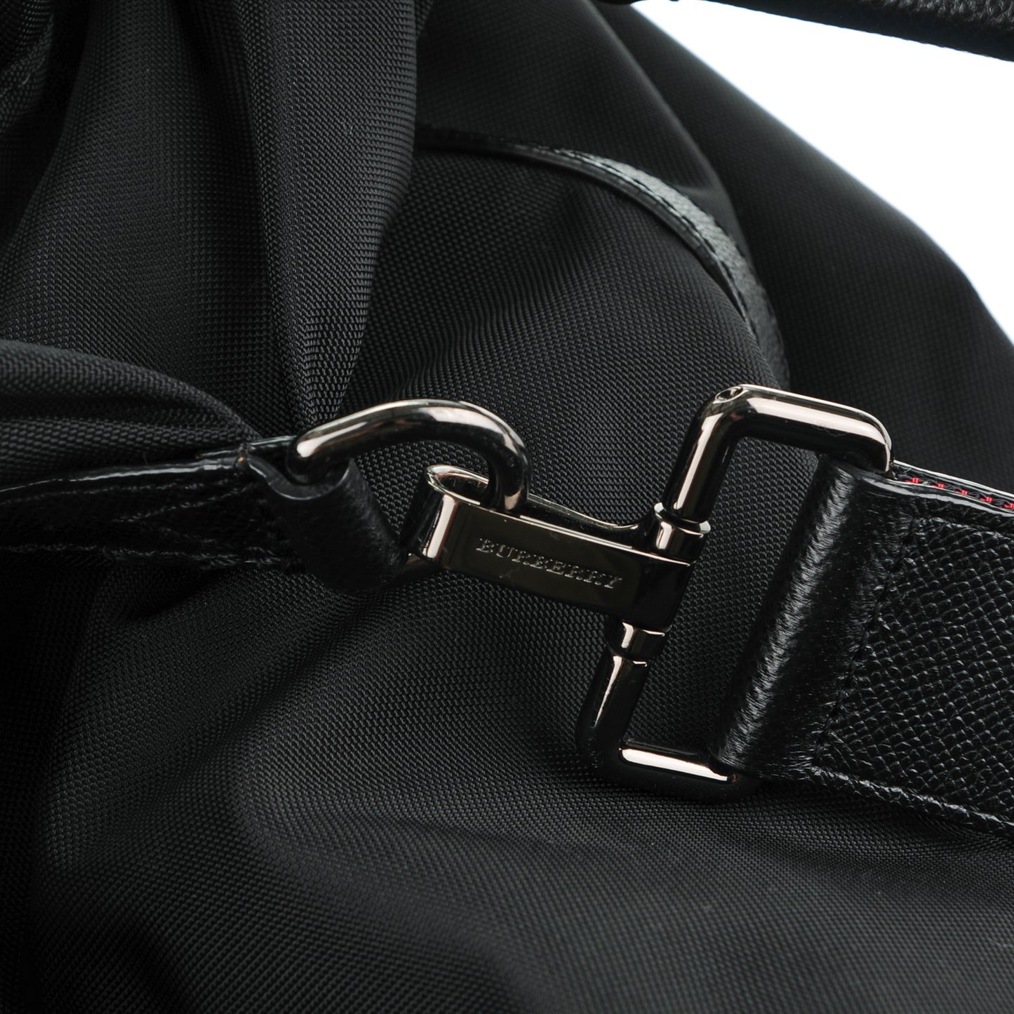London Leather Nylon Mens Tote Black