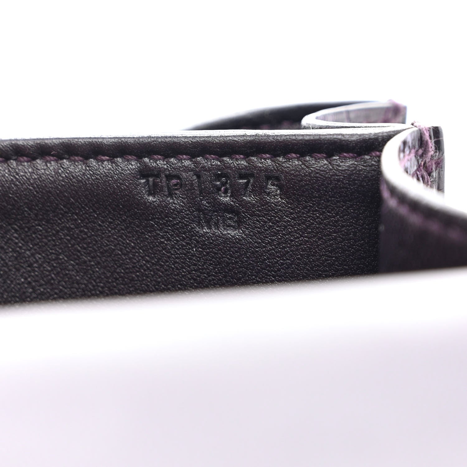 Hermes Shiny Alligator Enamel Constance 18 Prunoir Bleu Saint Cyr 7 of 10