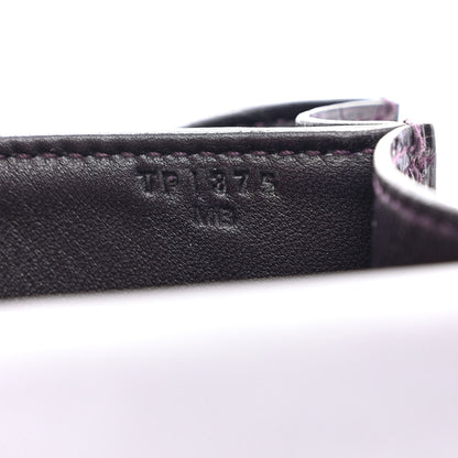 Hermes Shiny Alligator Enamel Constance 18 Prunoir Bleu Saint Cyr 7 of 10